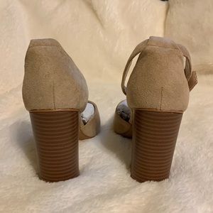 Tinstree | Shoes | Nude Block Heels | Poshmark
